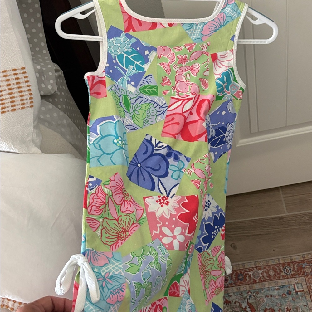 Rare Editions Multicolor Patchwork Dress - Picture 9 of 9